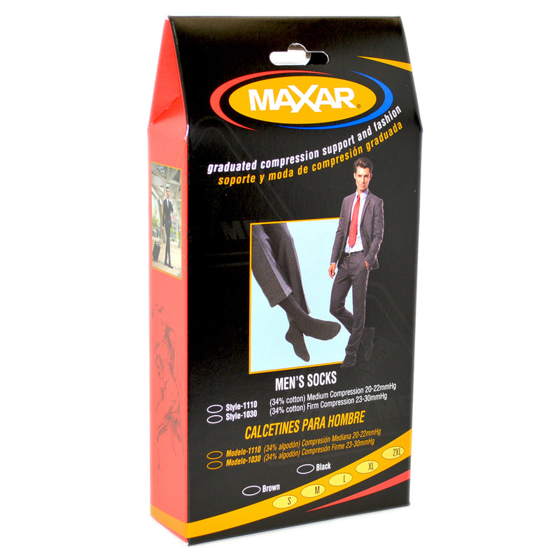 MAXAR Men’s Trouser Support Socks - Medium Compression