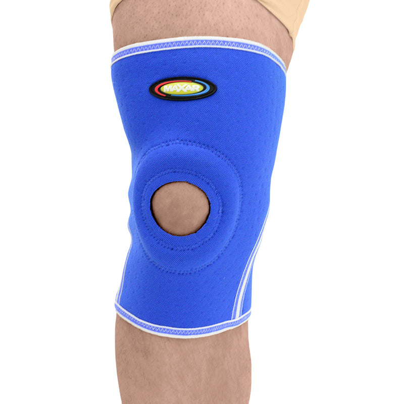 MAXAR Airprene (Breathable Neoprene) Knee Brace - Open Patella, Terrycotton Lining