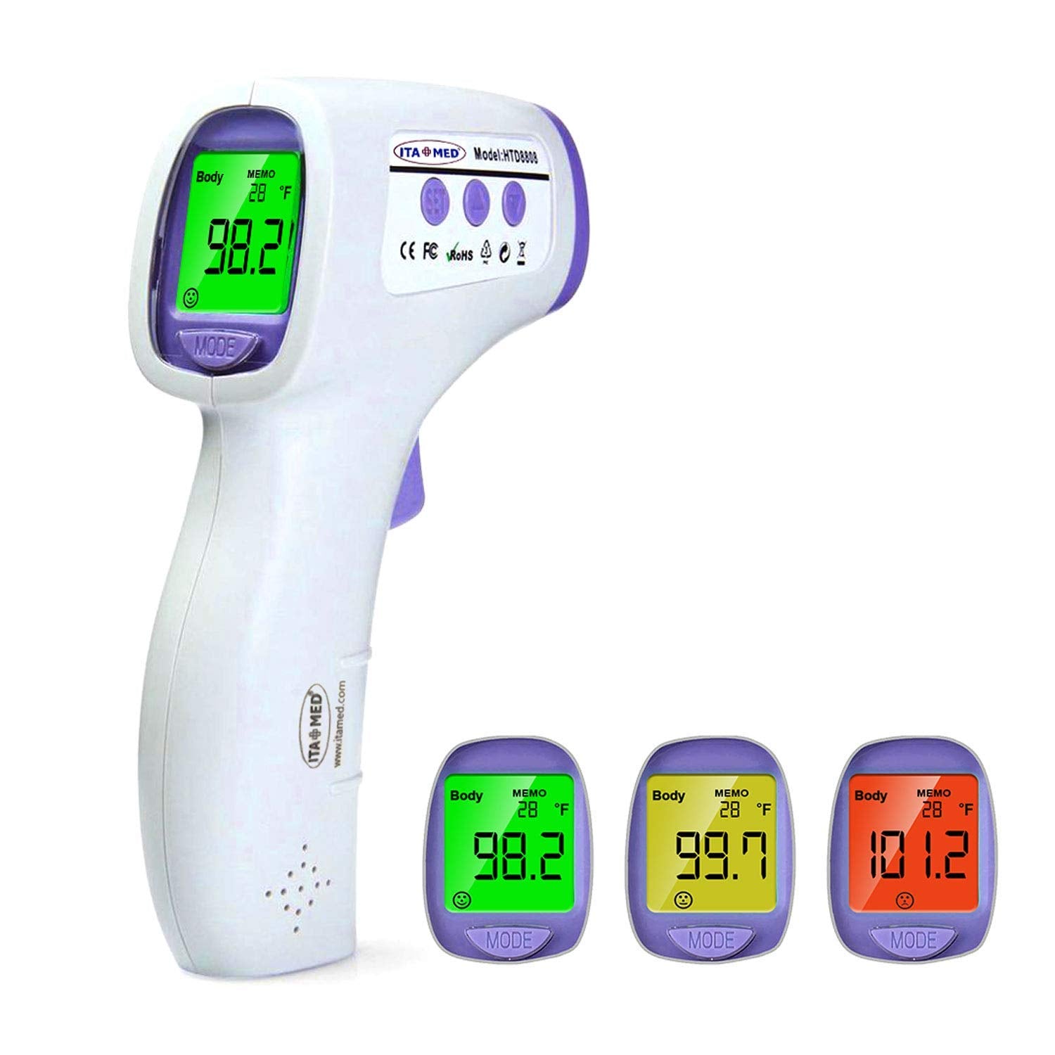 IndigiÂ® Non Touch Digital Infrared Medical Thermometer- for