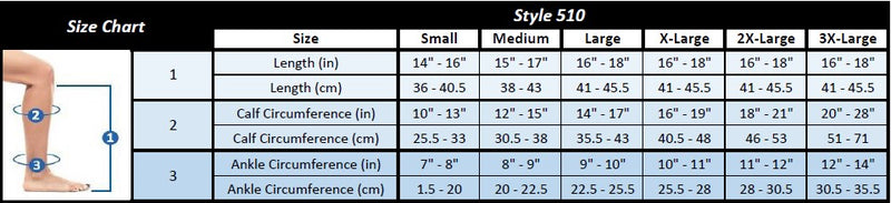 ITA-MED Anti-Embolism Knee High Socks - Light Compression 18 mmHg