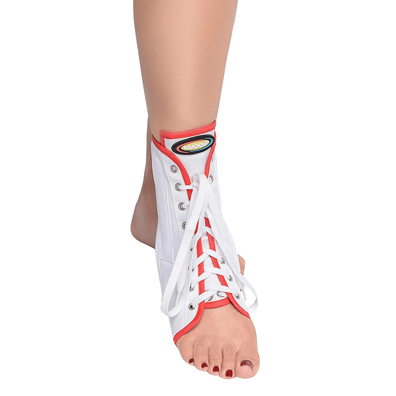 MAXAR Vinyl Ankle Brace with Laces