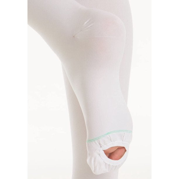  ITA-MED Anti-Embolism Thigh High Compression Stockings for Men  & Women, 18 mmHg, Soft & Breathable, Inspection Toe Hole (Small, White) :  Health & Household