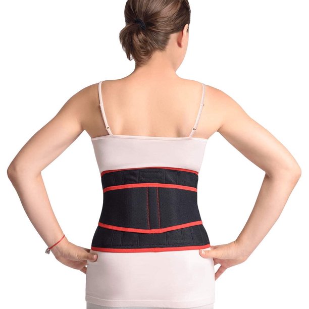 MAXAR Airprene Sports Back Brace W/ Powerful 18 Magnets, Warm & Breathable