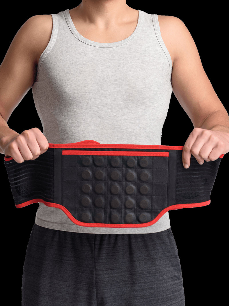 MAXAR Bio-Magnetic Back Support Belt - Deluxe Far Infrared with Cera Heat Fabric