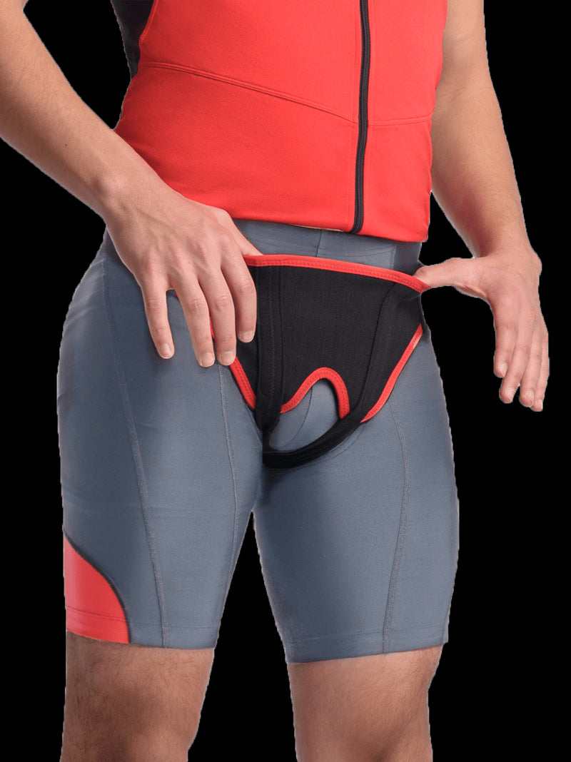 MAXAR Deluxe Hernia Support - Double Sided with Removable Inserts