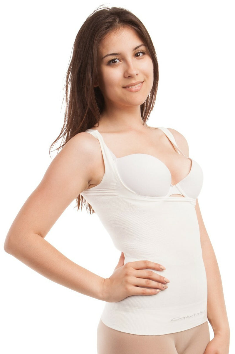 GABRIALLA  Body Shaping Support Vest -  Open Bust BSM-720