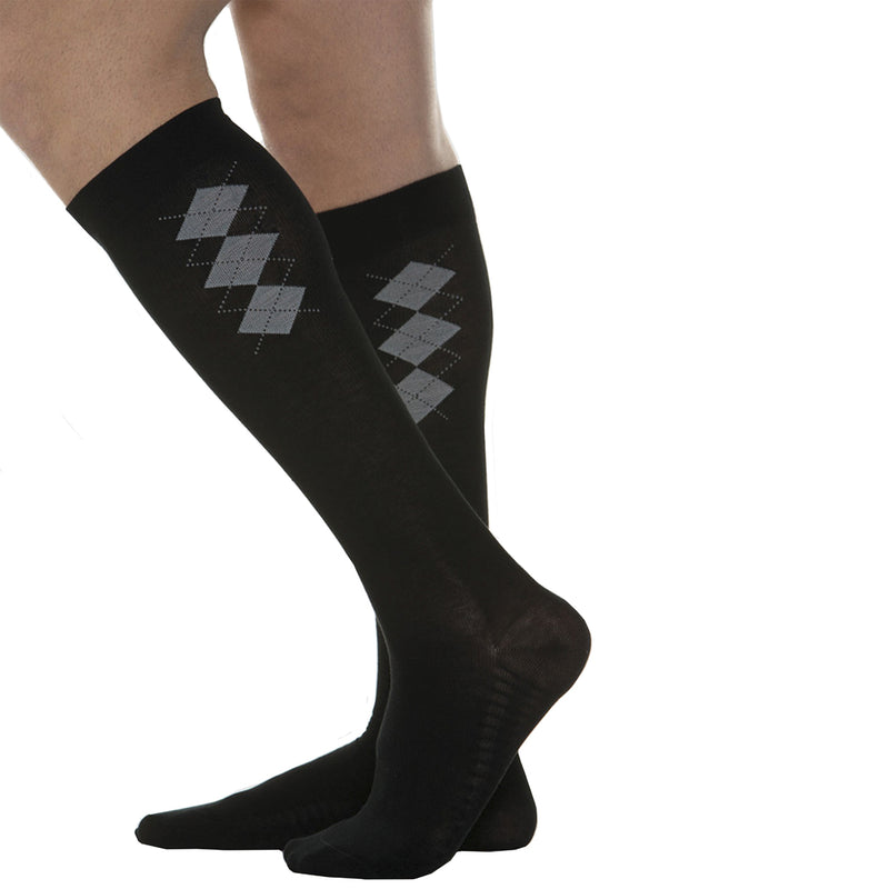 MAXAR Men’s 70% Cotton Fashion Compression Support Socks (20-22 mmHg)