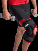 MAXAR Airprene (Breathable Neoprene) Wrap-Around Knee Brace (Double-Pivot Hinge)