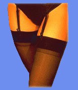 ITA-MED Thigh Highs (open toe) - Strong Compression 25-30 mmHg - Garter Belt Required