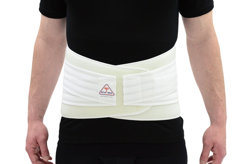 ITA-MED Breathable Elastic Duo-Adjustable Back Support - 9" Wide